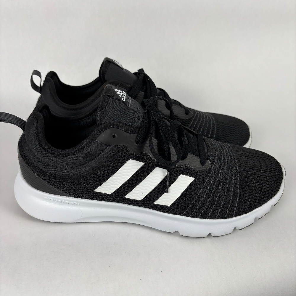 adidas Black and White Athletic Shoes